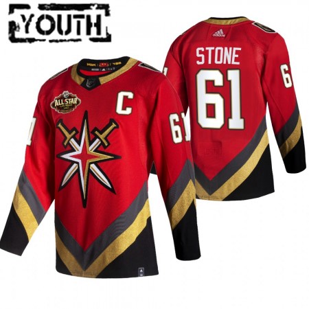 Vegas Golden Knights Mark Stone 61 2022 NHL All-Star Reverse Retro Authentic Shirt - Kinderen